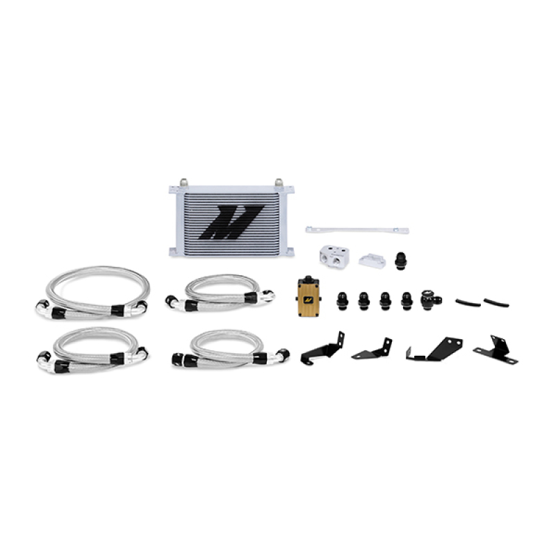 Mishimoto 04-06 Pontiac GTO 5.7L/6.0L Thermostatic Oil Cooler Kit - Silver - Image 2