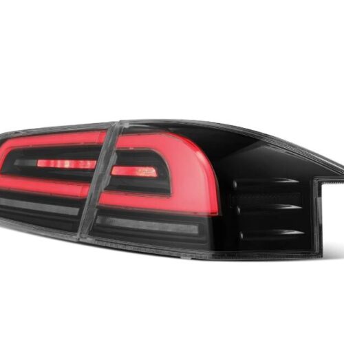 AlphaRex 12-21 Tesla Model S LUXX-Series LED Tail Lights - Black/Red (US Models Only) - Image 4