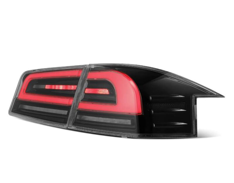 AlphaRex 12-21 Tesla Model S LUXX-Series LED Tail Lights - Black/Red (US Models Only) - Image 4