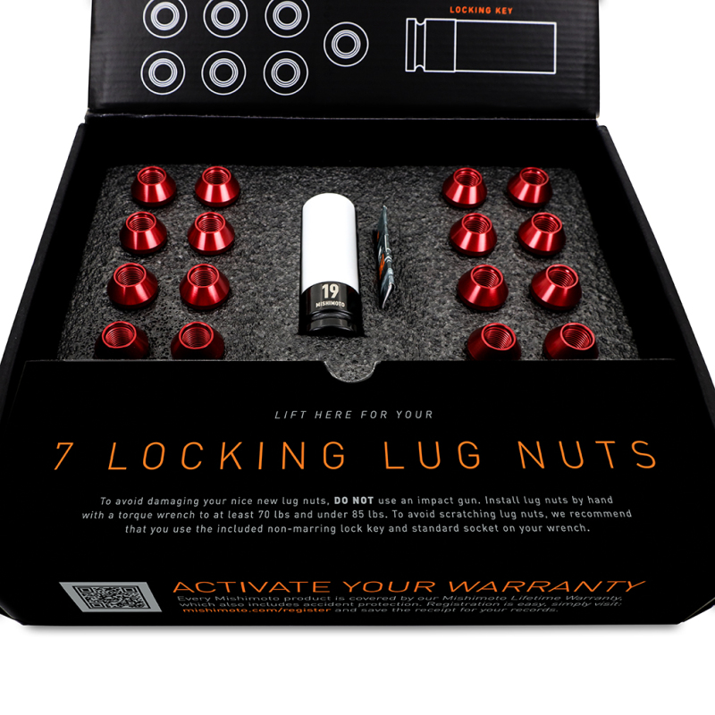 Mishimoto Aluminum Locking Lug Nuts 1/2 X 20 23pc Set Silver - Image 6
