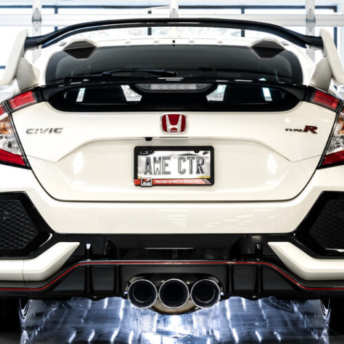 AWE Tuning Touring Edition Exhaust w/Front & Mid Pipes - Chrome Silver Tips for 2017+ Honda Civic Type R - Image 3