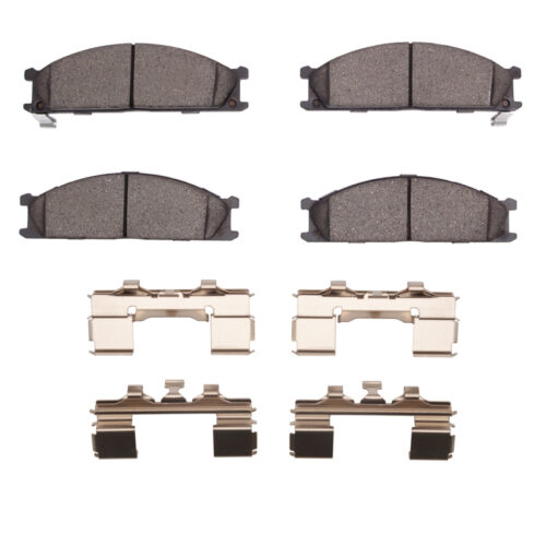 R1 1985-2015 Nissan D21 Pickup 4WD (4 Cyl Excl HD) Front R1 Optimum OE Pads & Hardware Kit - Image 6