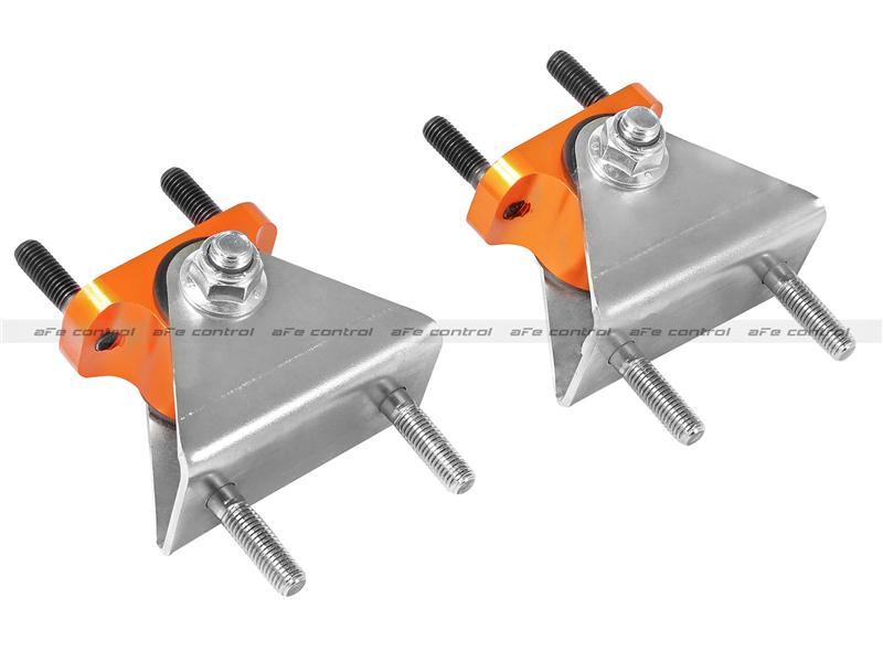 aFe Power Control PFADT Series Engine Mount Set; Chevrolet Corvette (C5/C6) 97-13 Orange - Image 2