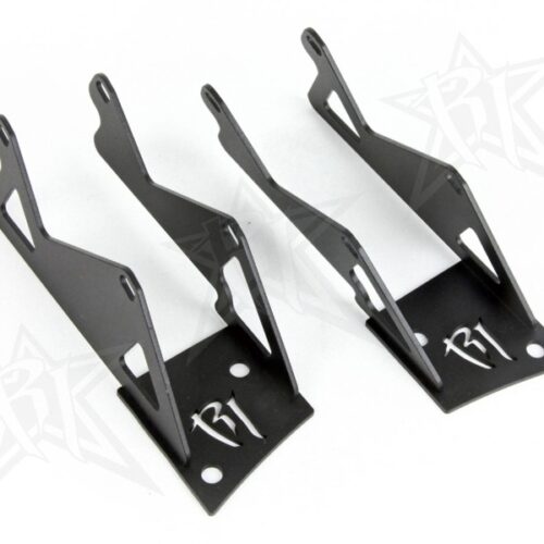 Alternative view of Rigid Industries Jeep JK - Double A-Pillar Mount - Mounts 2 sets of Dually/D2