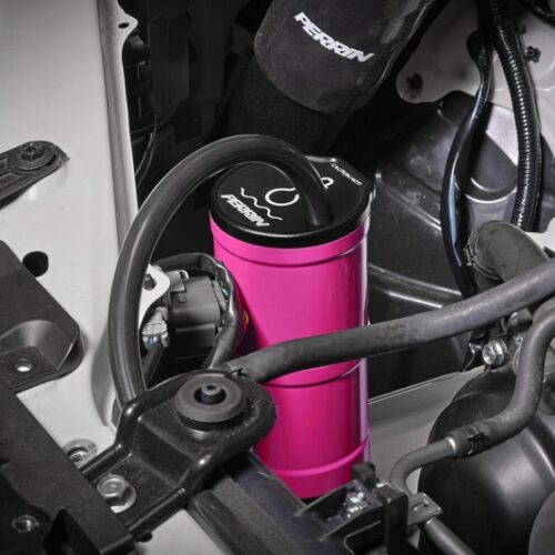 PERRIN 02-26 Subaru WRX / 04-21 STI / 13-26 BRZ/GR86/FRS/86 Coolant Overflow Tank - Hyper Pink - Image 8