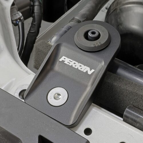 Alternative view of PERRIN 08-14 Subaru WRX/STI / 08-11 Impreza / 08-10 Outback Upper Radiator Bracket Set - Black