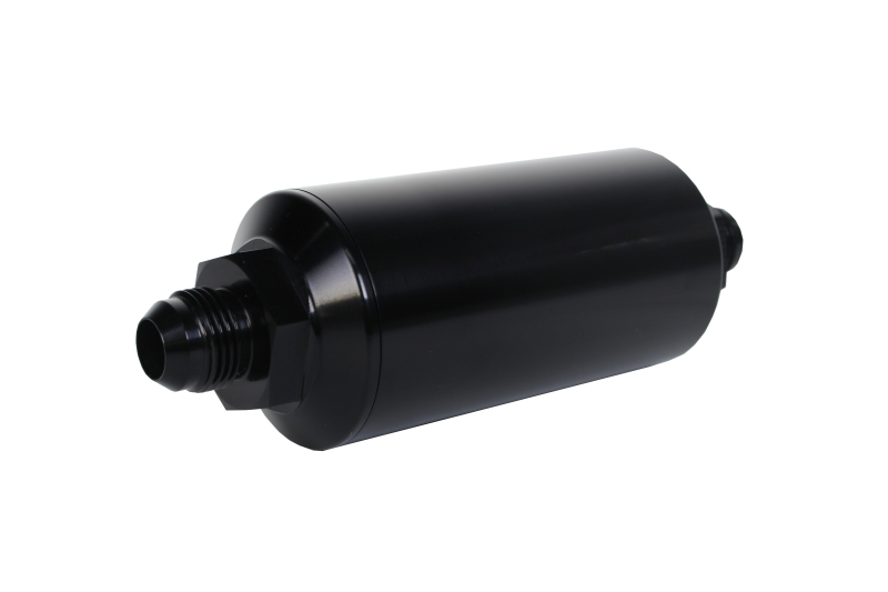 Aeromotive In-Line Filter - (AN -8 Male) 40 Micron Stainless Mesh Element Bright Dip Black Finish - Image 8