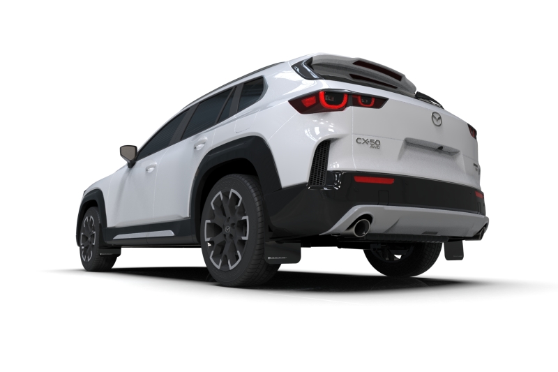 Rally Armor 23-26 Mazda CX-50 (Will Not Fit CX-5) Black UR Mud Flap W/Grey Logo - Image 4