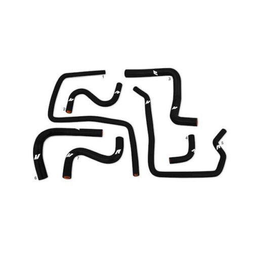 Mishimoto Ancillary Hoses for 06-07 Subaru STI / 06-07 WRX Black Silicone - Image 6