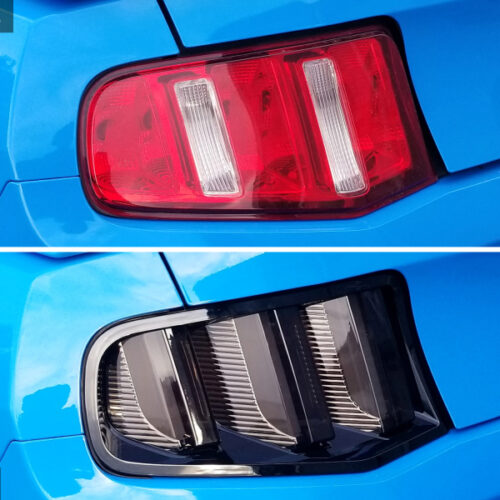 Raxiom for 2010-2012 Ford Mustang Vector V2 LED Tail Lights - Gloss Black Housing (Clear Lens) - Image 7