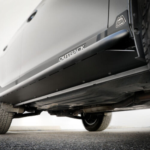 aFe Power 15-19 Subaru Outback H4 2.5L / H6 3.6L Terra Guard Trail Slider Steps - Black - Image 3