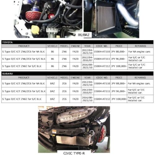 HKS S-Type O/C KIT FK8 CIVIC TYPE-R BLK - Image 4