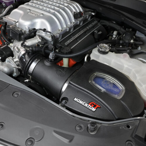 aFe Power Momentum GT 17-18 Dodge Charger/Challenger SRT Hellcat CAI(w/ Pro 5R Media Filter) - Image 9
