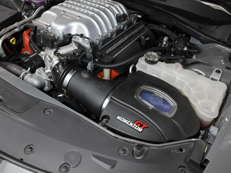 aFe Power Momentum GT 17-18 Dodge Charger/Challenger SRT Hellcat CAI(w/ Pro 5R Media Filter) - Image 9