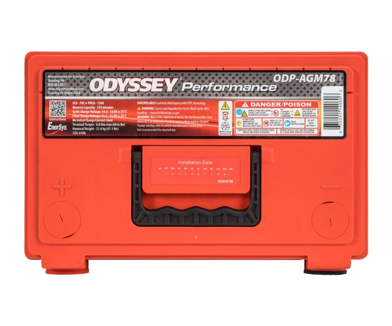 Odyssey Battery Auto/Truck Performance AGM Battery (78-790) - Image 3