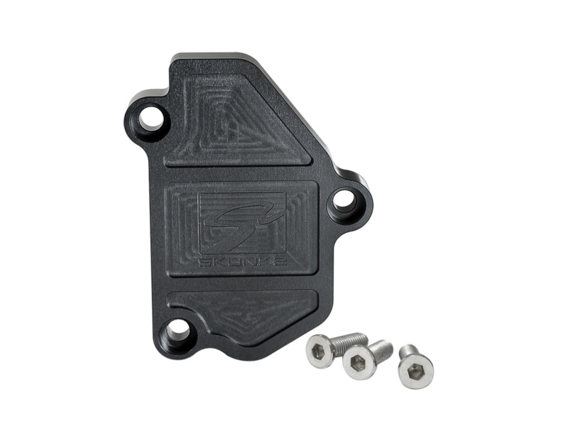 Skunk2 B-Series VTEC Black Anodized Block Off Plate - Image 2