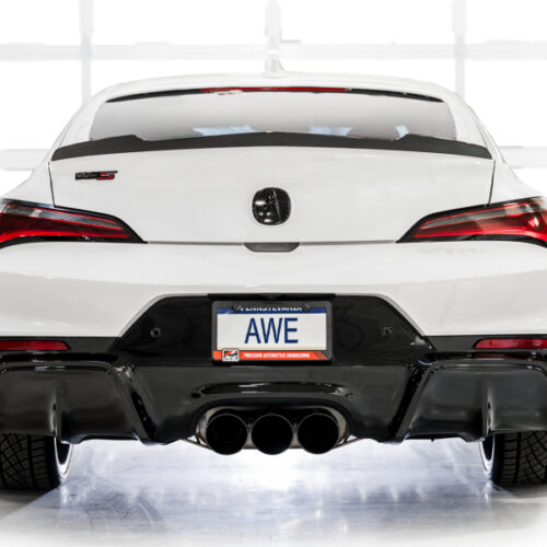 AWE Tuning Touring Edition Exhaust w/ Triple Diamond Black Tips for 2024 Acura Integra Type S DE5 FWD - Image 10
