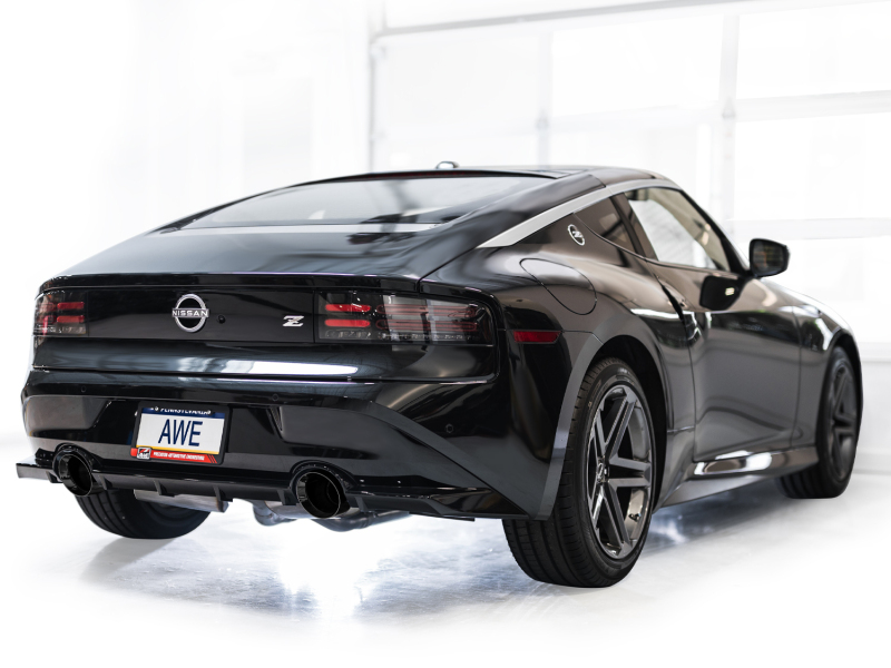 AWE Tuning Track Edition Cat-Back Exhaust System w/ Diamond Black Tips for 2023 Nissan Z RZ34 RWD - Image 8