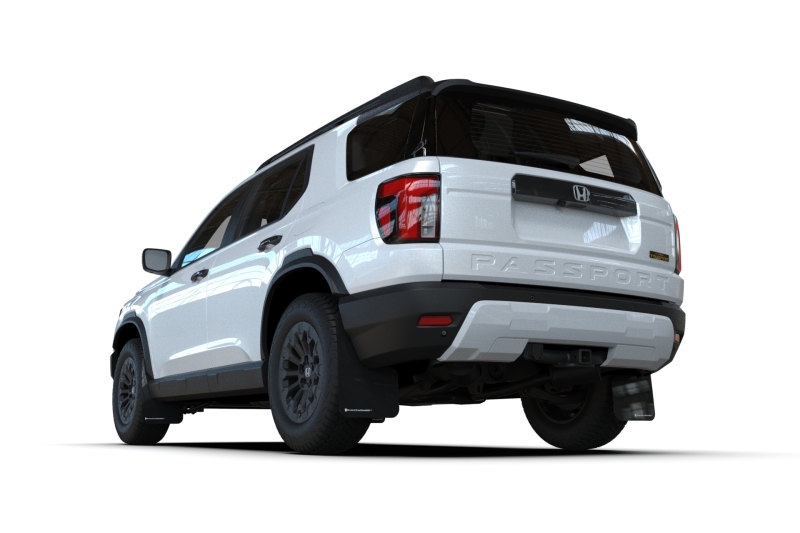 Rally Armor 2026 Honda Passport Black UR Mudflap - Metallic Black Logo - Image 6