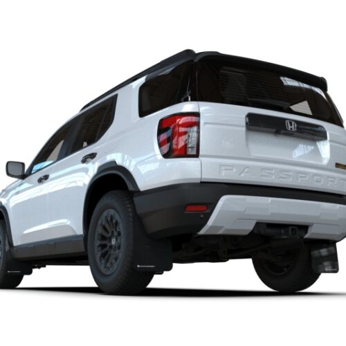 Rally Armor 2026 Honda Passport Black UR Mudflap - White Logo - Image 2
