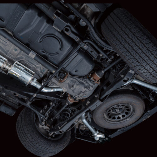 AWE Tuning 2021+ GMC Suburban/Yukon XL 5.3L 0FG Split Rear Exit Catback - Quad Diamond Blk Tips - Image 6