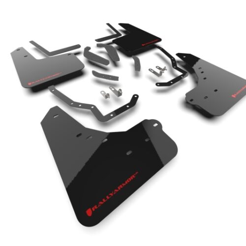 Rally Armor 25-26 Toyota 4Runner Black UR Mud Flap w/ Red Logo
