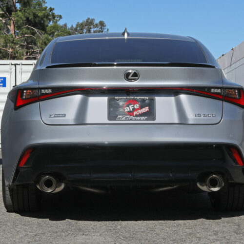 aFe Power Lexus IS350 14-22 V6-3.5L Takeda Axle-Back Exhaust System- Carbon Fiber Tip - Image 7