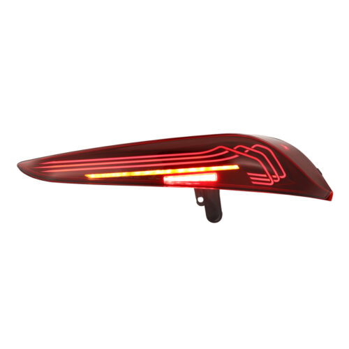 AlphaRex 20-24 Toyota Supra LUXX-Series Laser Style LED Tail Lights Black-Red - Image 3
