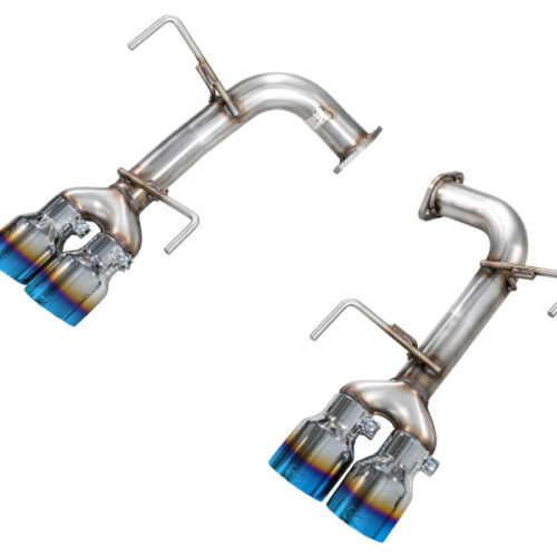 AWE Tuning Track Edition Axle-Back Exhaust - Vapor Blue Tips for 22-26 Subaru WRX