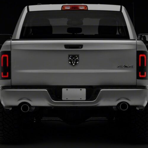 Raxiom for 2009-2018 Dodge RAM 1500/2500/3500 Axial Series LED Tail Lights- Black Housing (Smoked Lens) - Image 7