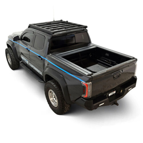 Westin 24-26 Toyota Tacoma 5ft Bed Manual Retractable Tonneau Cover - Black - Image 8