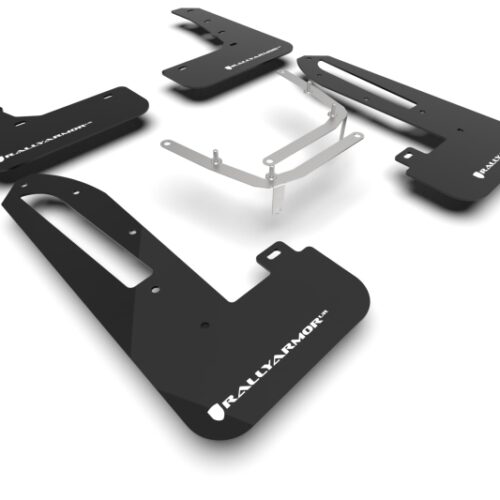 Rally Armor 23-26 Honda Civic Type R Black Mud Flap White Logo