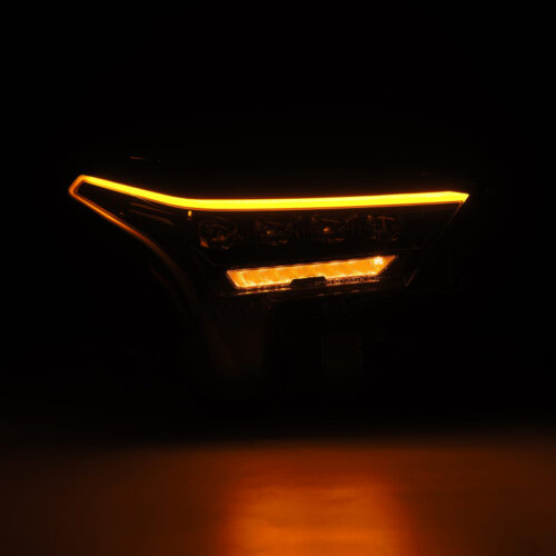 AlphaRex 22-23 Toyota Tundra NOVA-Series Headlights Alpha-Black w/Amber DRL - Req 810029 OR 810030 - Image 4