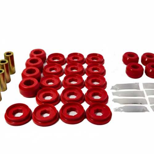 Energy Suspension 10-24 Toyota 4Runner Rear Control Arm Bushing Set - Red