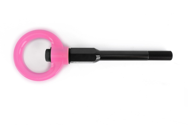 PERRIN 02-07 Subaru WRX/STI Tow Hook Kit (Front) - Hyper Pink - Image 3