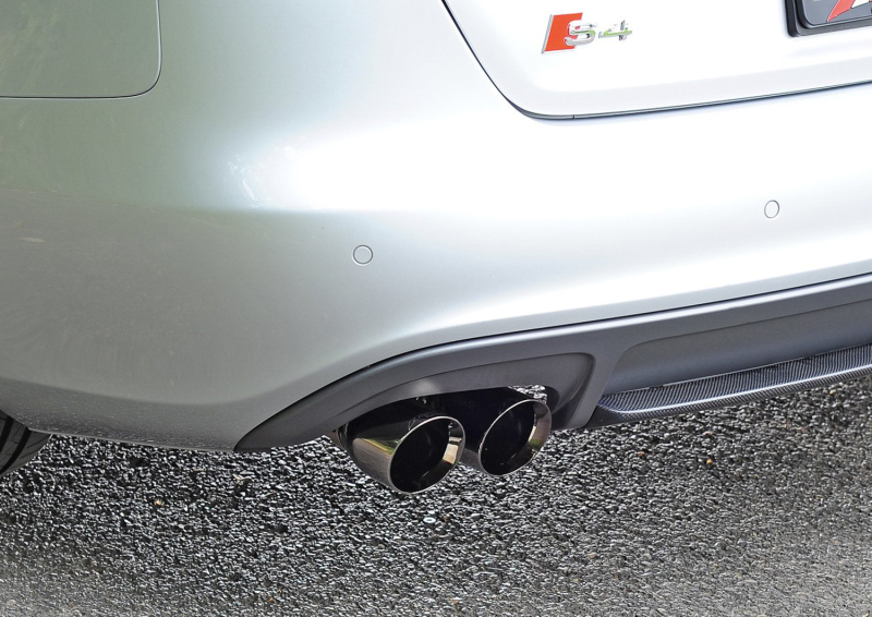 AWE Tuning Touring Edition Exhaust - Diamond Black Tips (90mm) for Audi B8 / B8.5 S4 3.0T - Image 3