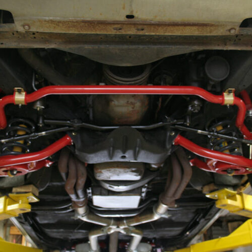 UMI Performance 403534-R 64-72 GM A-Body Solid Front and Rear Sway Bar Kit - Image 5