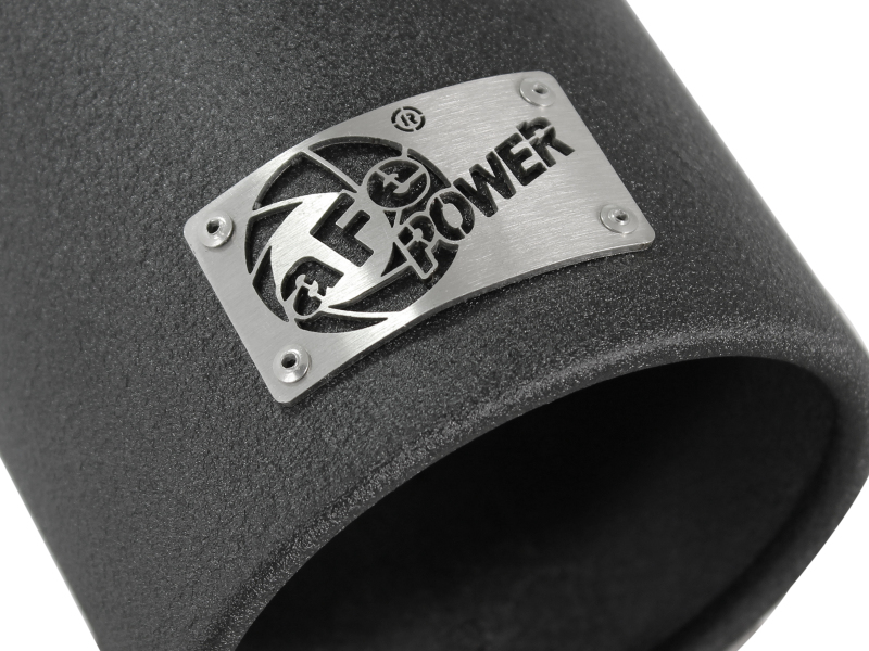 aFe Power MACHForce XP Exhausts Tips SS-304 EXH Tip 3in x 4Out x 12L Bolt-On (blk) - Image 6