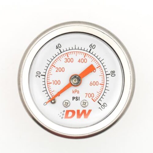 DeatschWerks 0-100 PSI 1/8in NPT Mechanical Fuel Pressure Gauge - Image 3