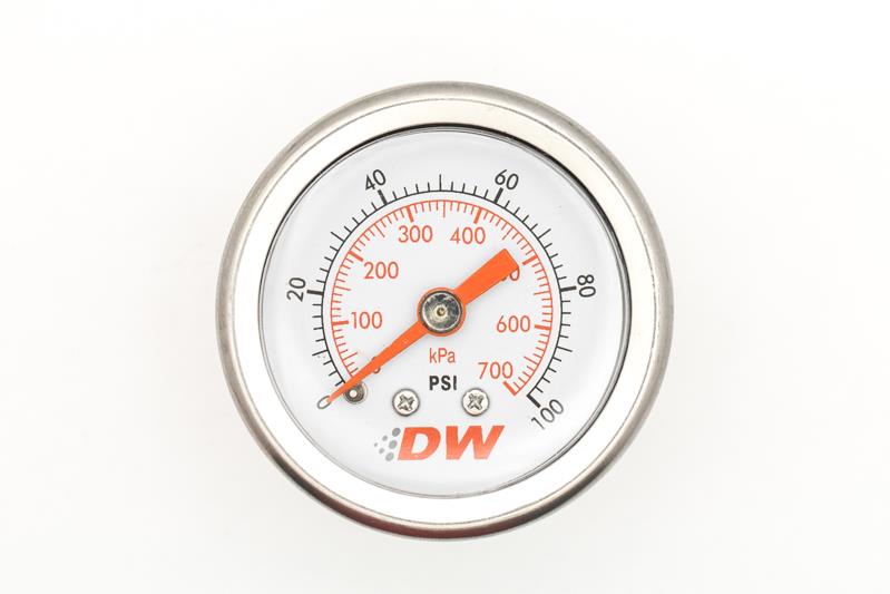 DeatschWerks 0-100 PSI 1/8in NPT Mechanical Fuel Pressure Gauge - Image 3