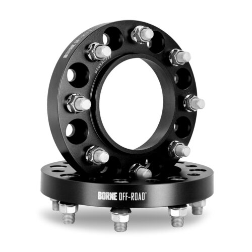 Borne Off-Road Wheel Spacers 8X165.1 121.3 38.1 M14 Blk - Image 2