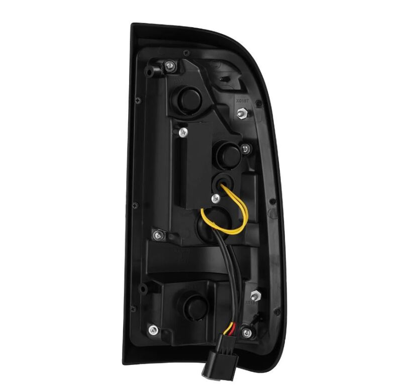 AlphaRex 97-03 Ford F150 / 99-16 Ford F250/F350/F450/F550 LUXX-Series LED Tail Lights - Black/Red - Image 2