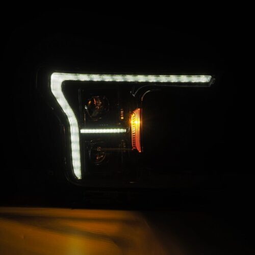AlphaRex 18-20 Ford F-150 (Req. Conv F150 w/LED) LUXX LED Proj HL Alpha-Blk w/Actv Lt Seq Sig SB DRL - Image 3