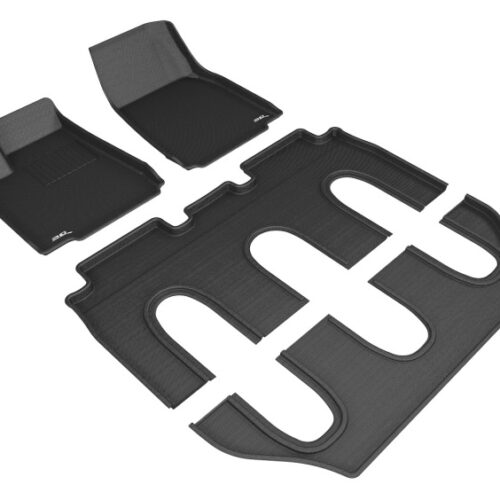 3D MAXpider 16-17 Tesla Model X Non-Folding Kagu Black Full Set