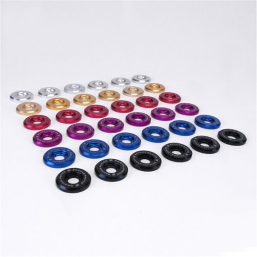 Skunk2 Small Fender Black Anodized Washer Kit (6 Pcs.) - Image 3
