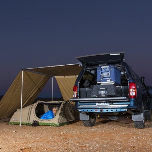 Alternative view of ARB Wind Break-Front 2000mm79In Fire Retardant Usa/Canada Spec