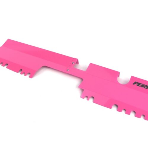 PERRIN 15-21 Subaru WRX/STI Radiator Shroud (With/Without OEM Intake Scoop) - Hyper Pink - Image 4