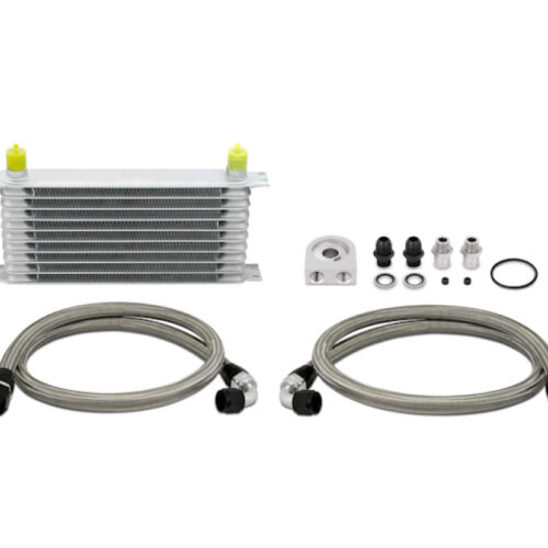 Mishimoto Universal 10 Row Oil Cooler Kit (Metal Braided Lines) - Image 3