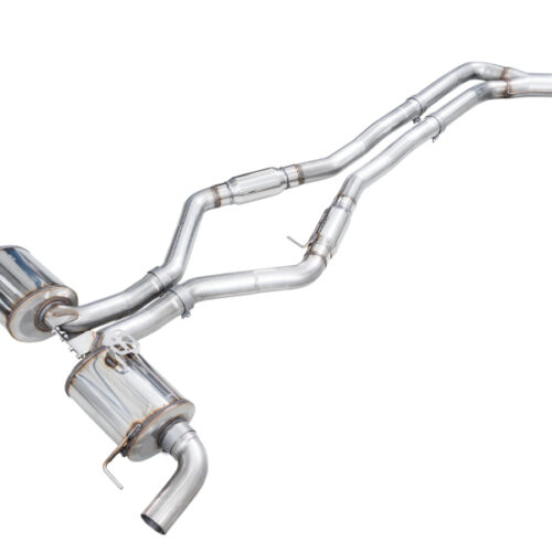 Alternative view of AWE Tuning Touring Edition Exhaust - OE Tips for 22-26 BMW M240i (G42)