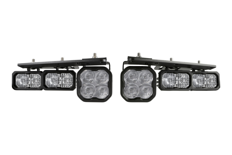 Diode Dynamics 21-Up Ford Bronco Stage Series Fog Pocket Kit - Yellow Sport - Image 4